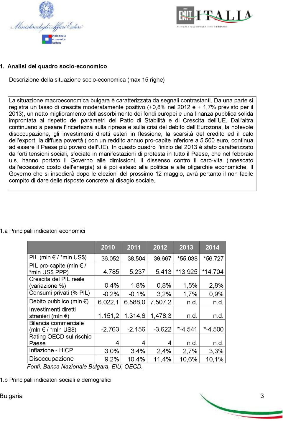 solida improntata al rispetto dei parametri del Patto di Stabilità e di Crescita dell'ue.