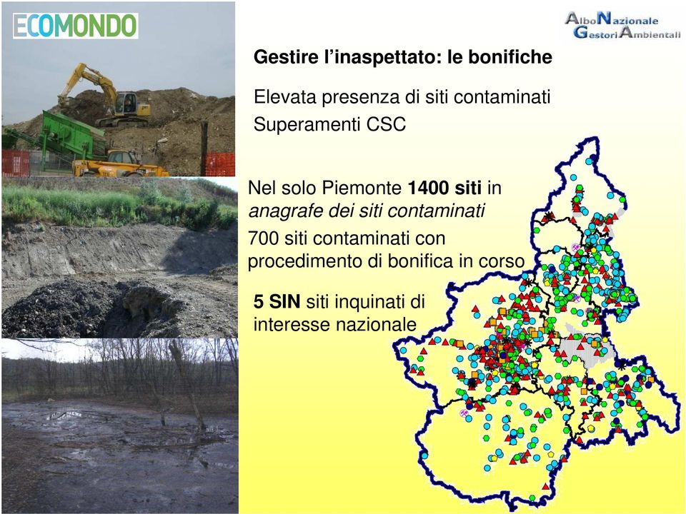 anagrafe dei siti contaminati 700 siti contaminati con