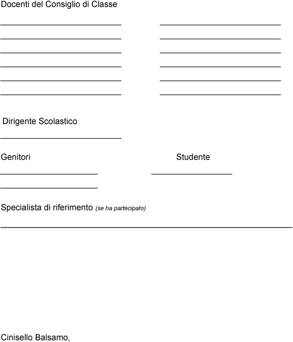 Studente Specialista di