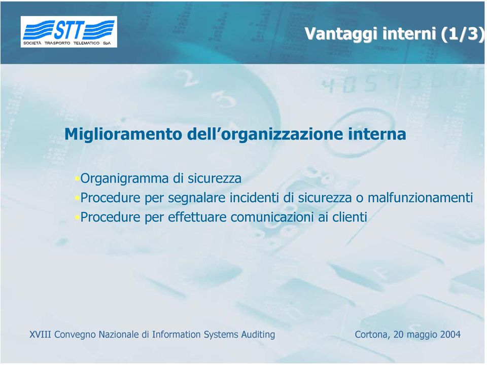 Procedure per segnalare incidenti di sicurezza o