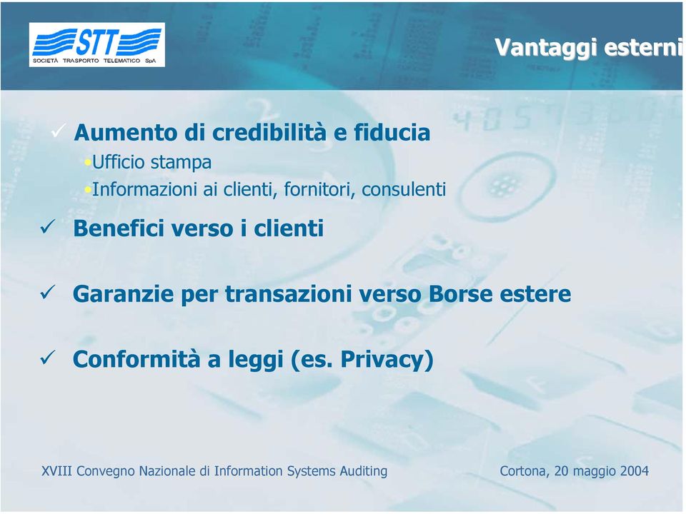 consulenti Benefici verso i clienti Garanzie per