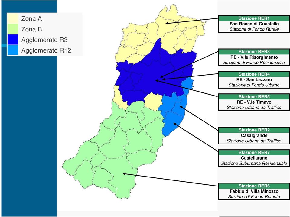 le Risorgimento Stazione di Fondo Residenziale Stazione RER4 RE - San Lazzaro Stazione di Fondo Urbano Stazione RER5