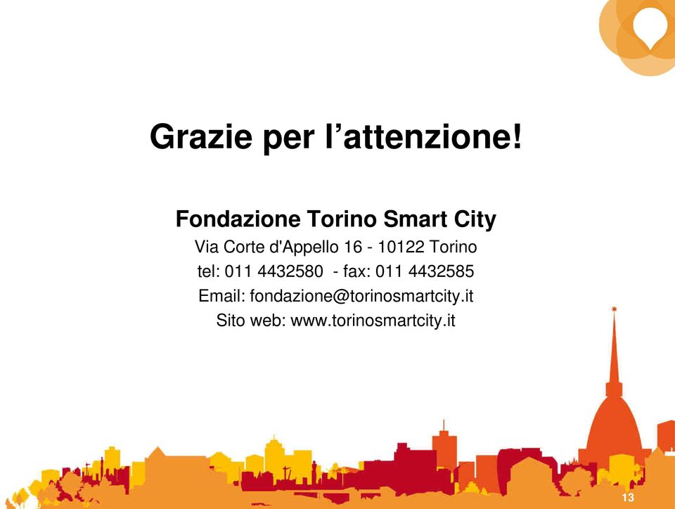 16-10122 Torino tel: 011 4432580 - fax: 011