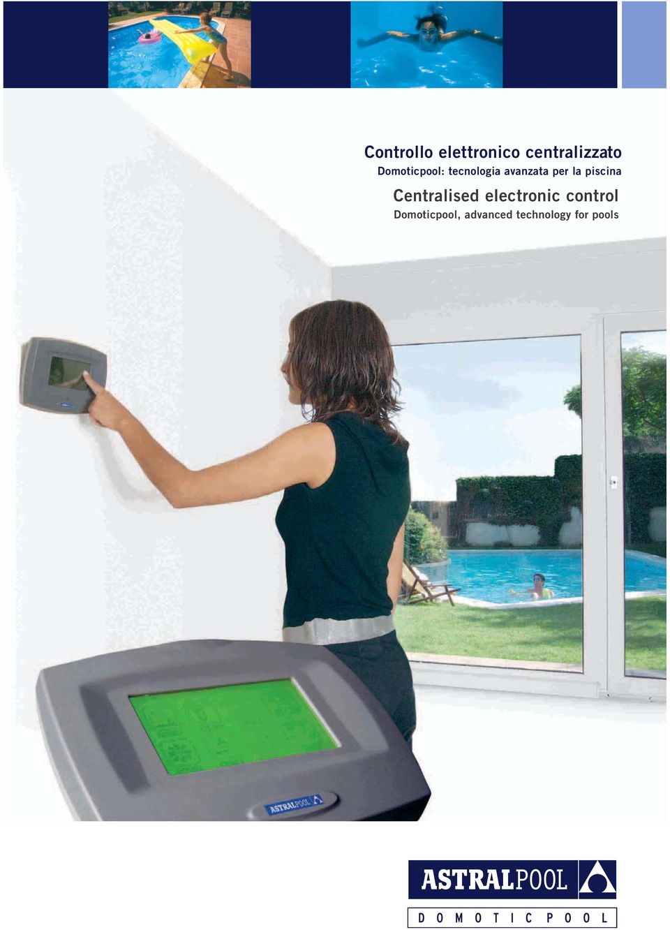 piscina Centralised electronic control