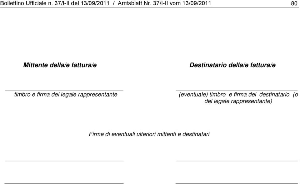 fattura/e timbro e firma del legale rappresentante (eventuale) timbro e firma