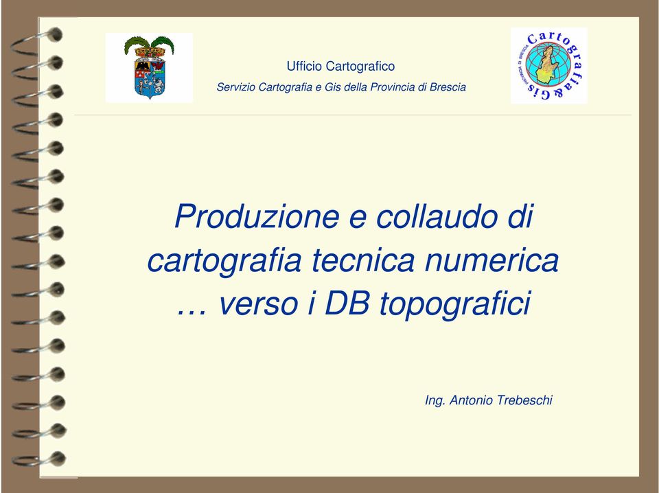 collaudo di cartografia tecnica numerica