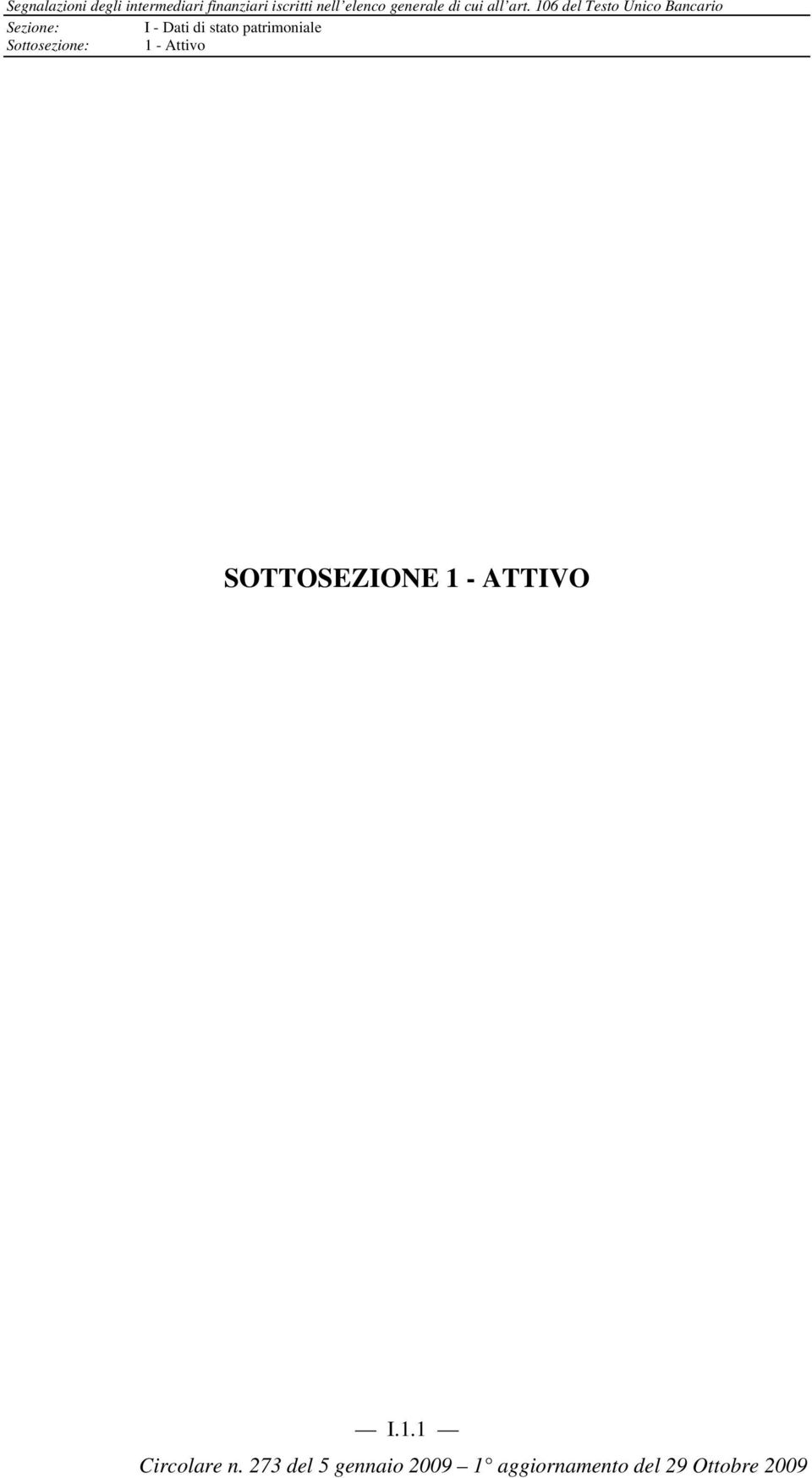 Sottosezione: 1 -