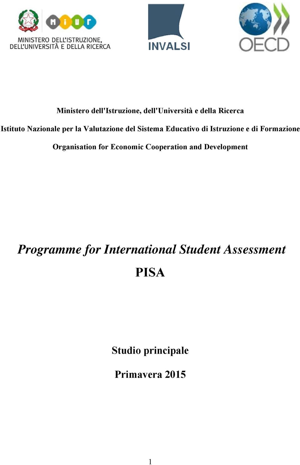 Formazione Organisation for Economic Cooperation and Development