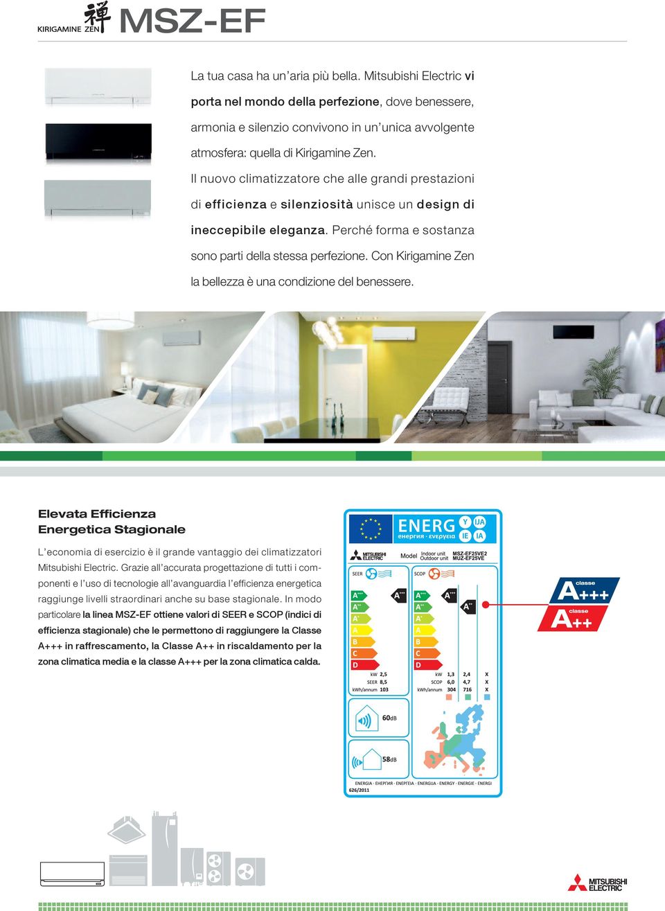 Il nuovo climatizzatore che alle grandi prestazioni di efficienza e silenziosità unisce un design di ineccepibile eleganza. Perché forma e sostanza sono parti della stessa perfezione.