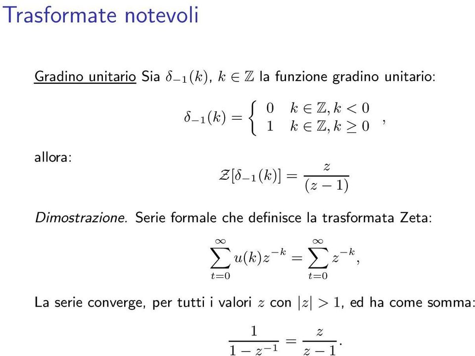 Dimostrazione.