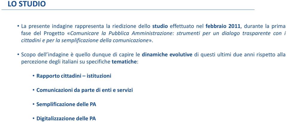 comunicazione».