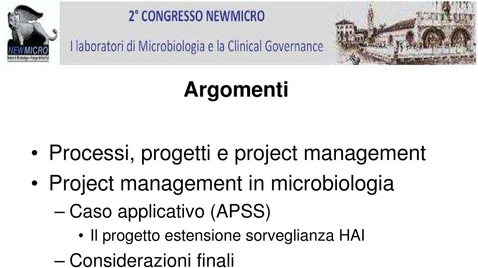microbiologia Caso applicativo (APSS) Il