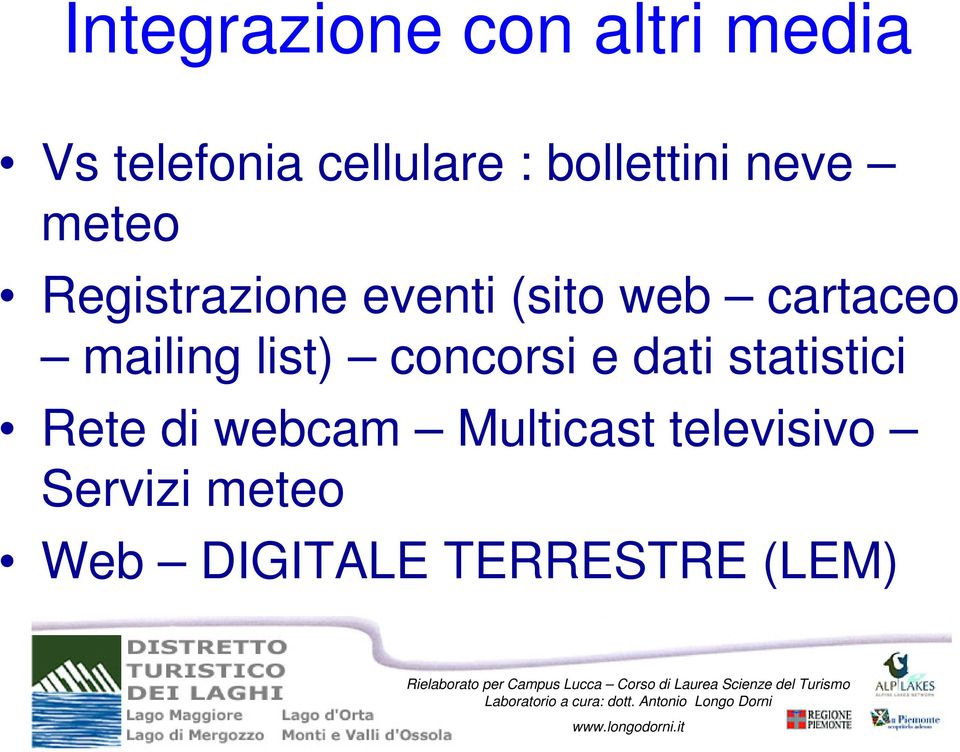 cartaceo mailing list) concorsi e dati statistici Rete di