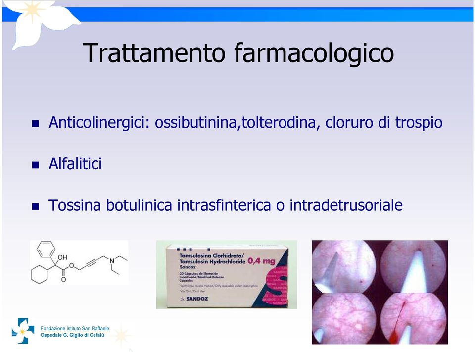 ossibutinina,tolterodina, cloruro di