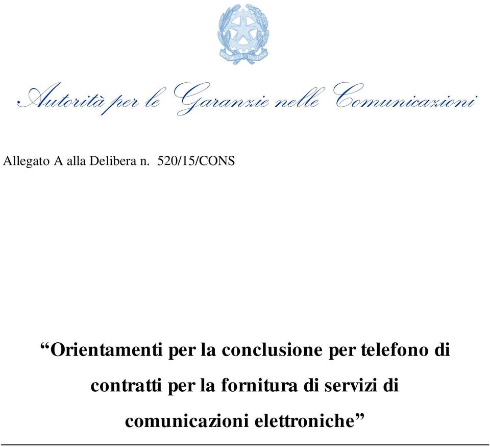 conclusione per telefono di contratti