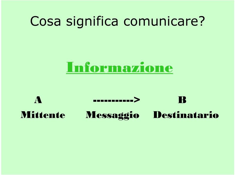 Informazione A