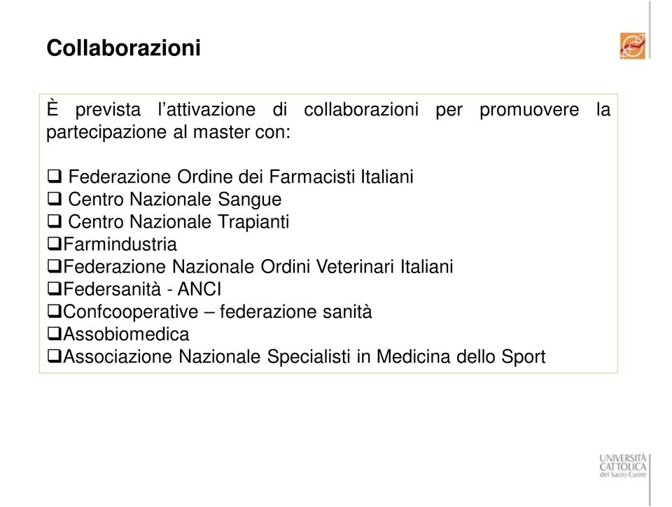 Trapianti Farmindustria Federazione Nazionale Ordini Veterinari Italiani Federsanità - ANCI