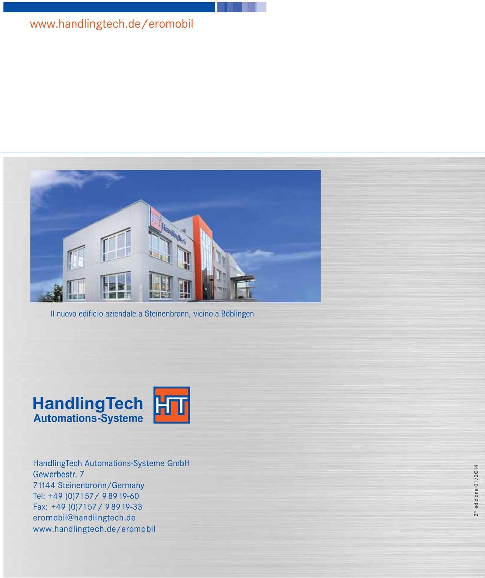 Böblingen HandlingTech HandlingTech GmbH Gewerbestr.