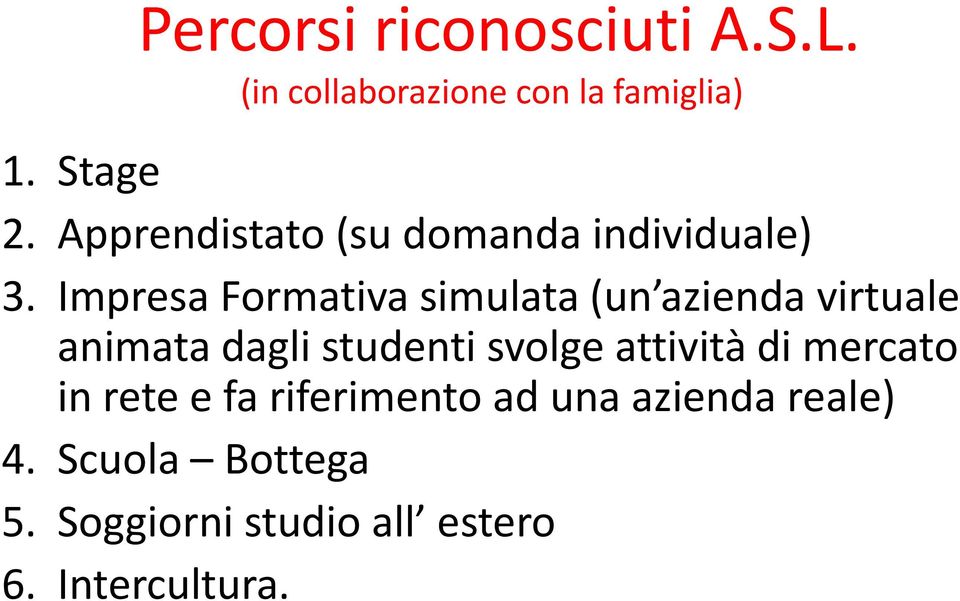 Impresa Formativa simulata (un azienda virtuale animata dagli studenti svolge