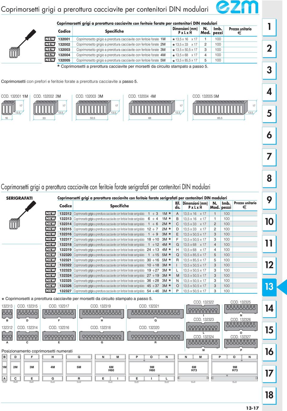 00 Coprimorsetto grigio a prerottura cacciavite con feritoie forate M, x x 00 Coprimorsetto grigio a prerottura cacciavite con feritoie forate M, x x 00 Coprimorsetto grigio a prerottura cacciavite