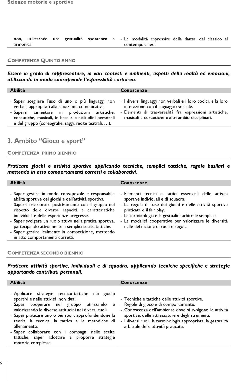 - Saper scegliere l uso di uno o più linguaggi non verbali, appropriati alla situazione comunicativa.