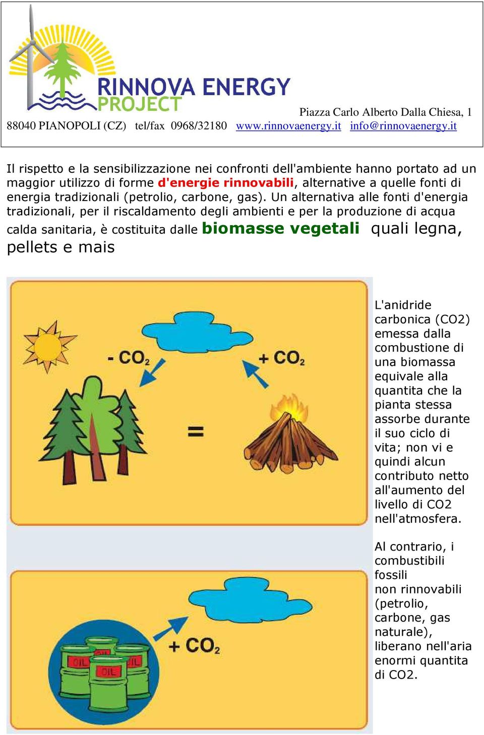 carbone, gas).