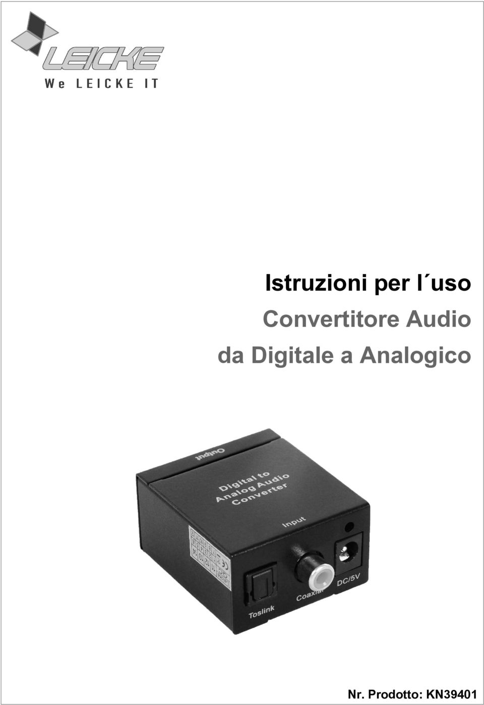 Digitale a Analogico