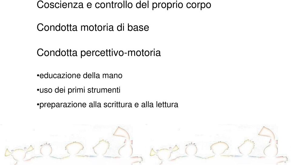 percettivo-motoria educazione della mano uso