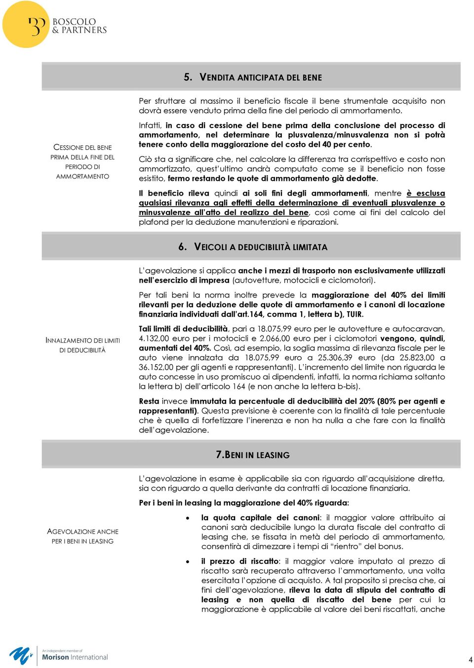 ptrà tenere cnt della maggirazine del cst del 40 per cent.