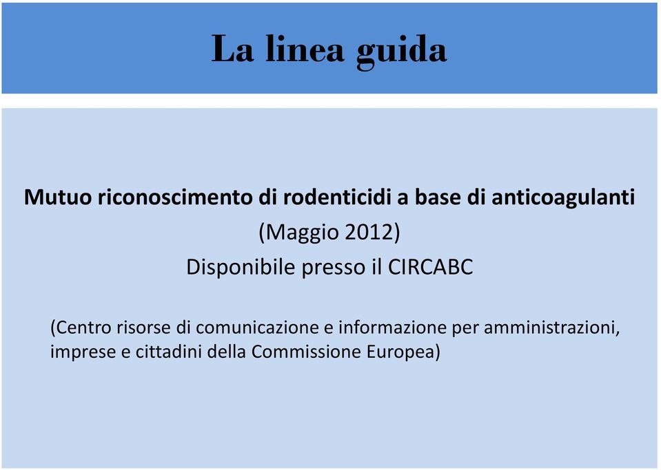CIRCABC (Centro risorse di comunicazione e informazione
