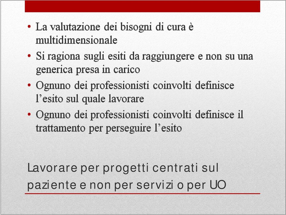 sul paziente e