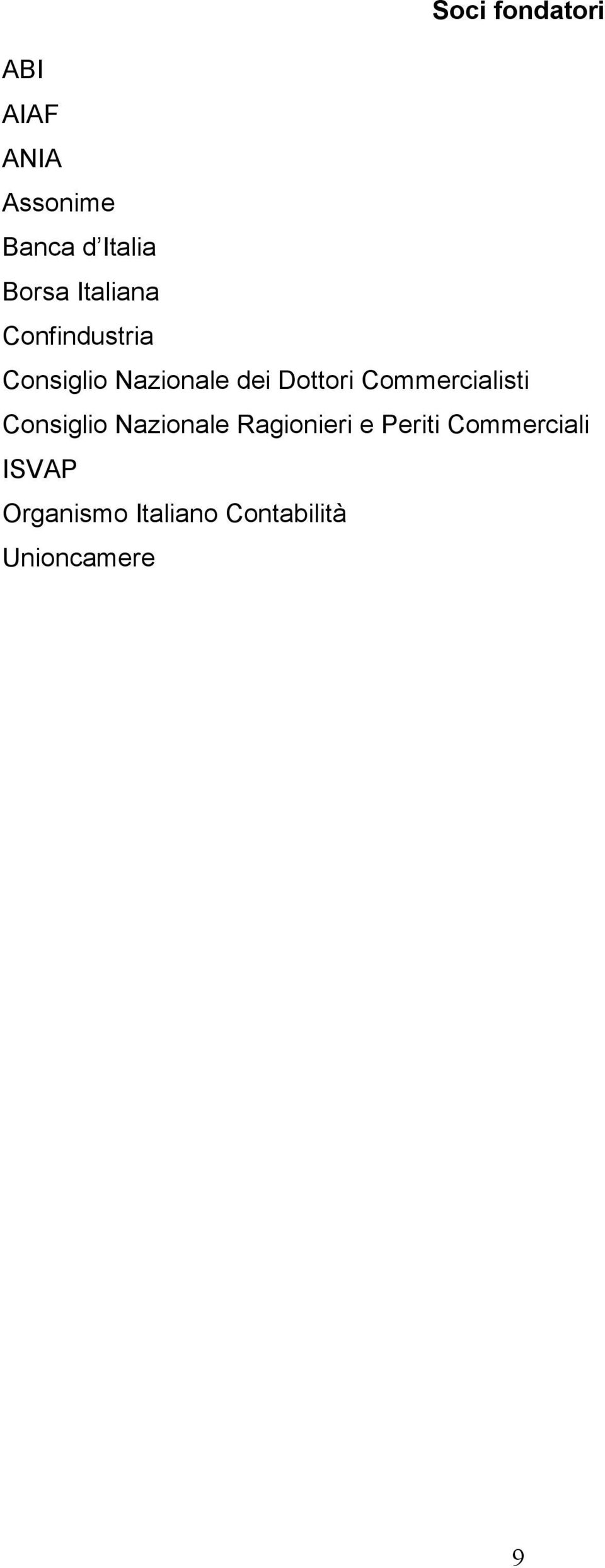 Dottori Commercialisti Consiglio Nazionale Ragionieri e