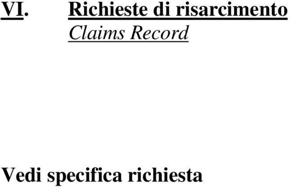 Claims Record