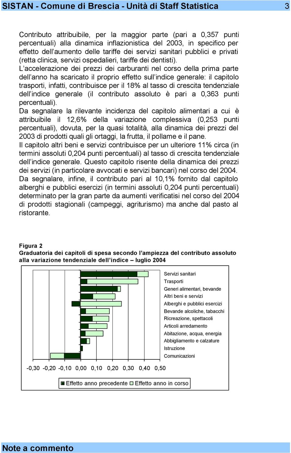 L accelerazione dei prezzi dei carburanti nel corso della prima parte dell anno ha scaricato il proprio effetto sull indice generale: il capitolo trasporti, infatti, contribuisce per il 18% al tasso