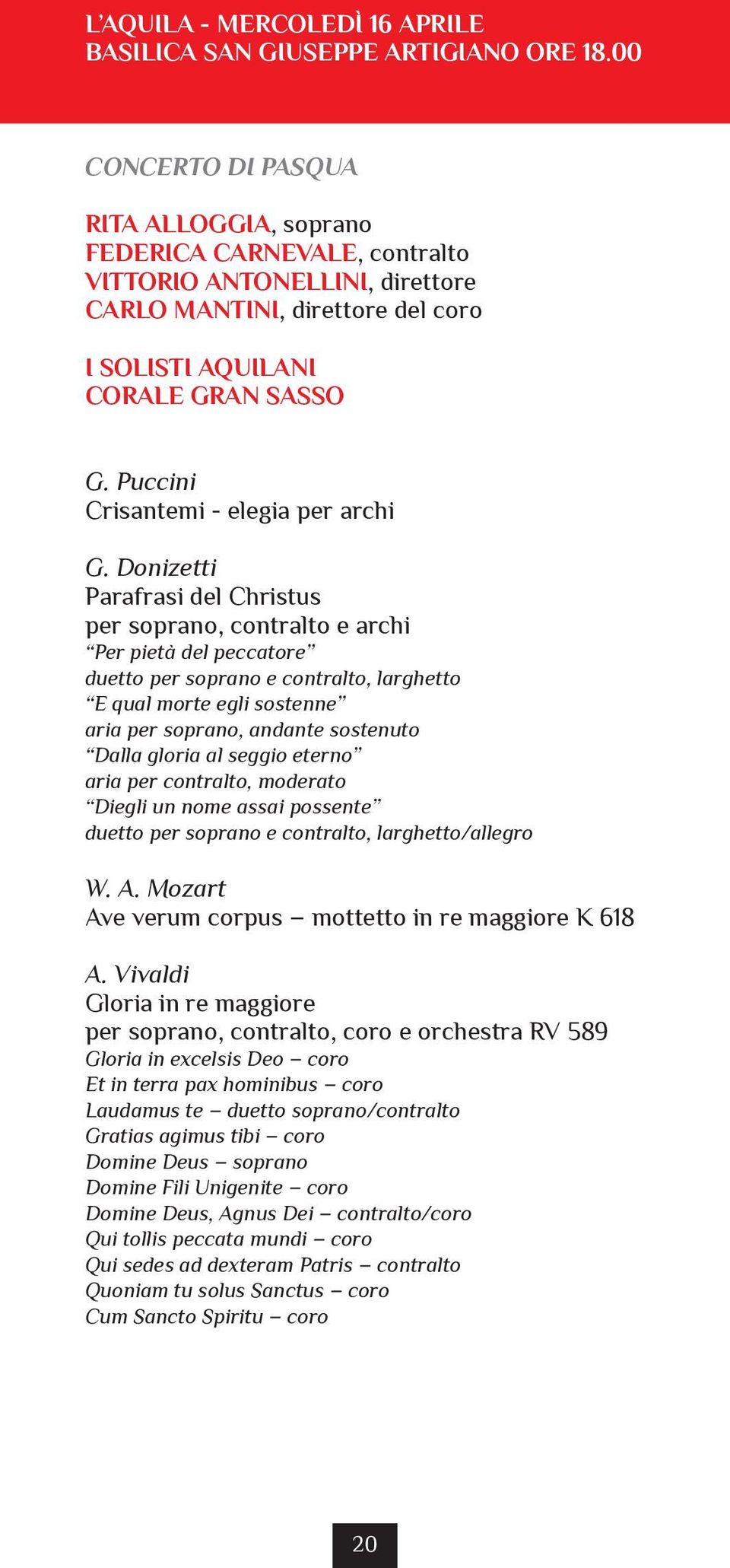 Puccini Crisantemi - elegia per archi G.