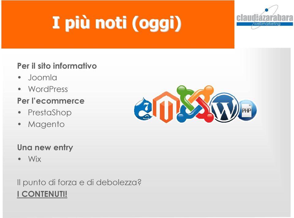 ecommerce PrestaShop Magento Una new