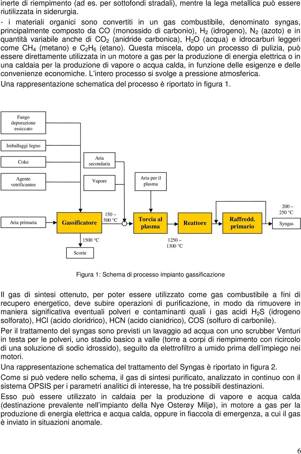 CO 2 (anidride carbonica), H 2 O (acqua) e idrocarburi leggeri come CH 4 (metano) e C 2 H 6 (etano).