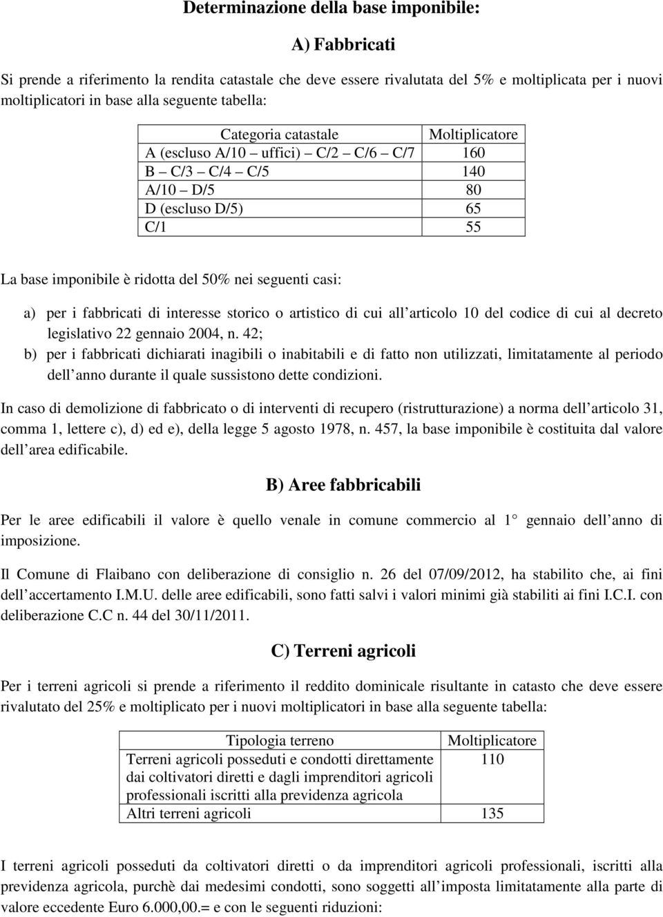 per i fabbricati di interesse storico o artistico di cui all articolo 10 del codice di cui al decreto legislativo 22 gennaio 2004, n.