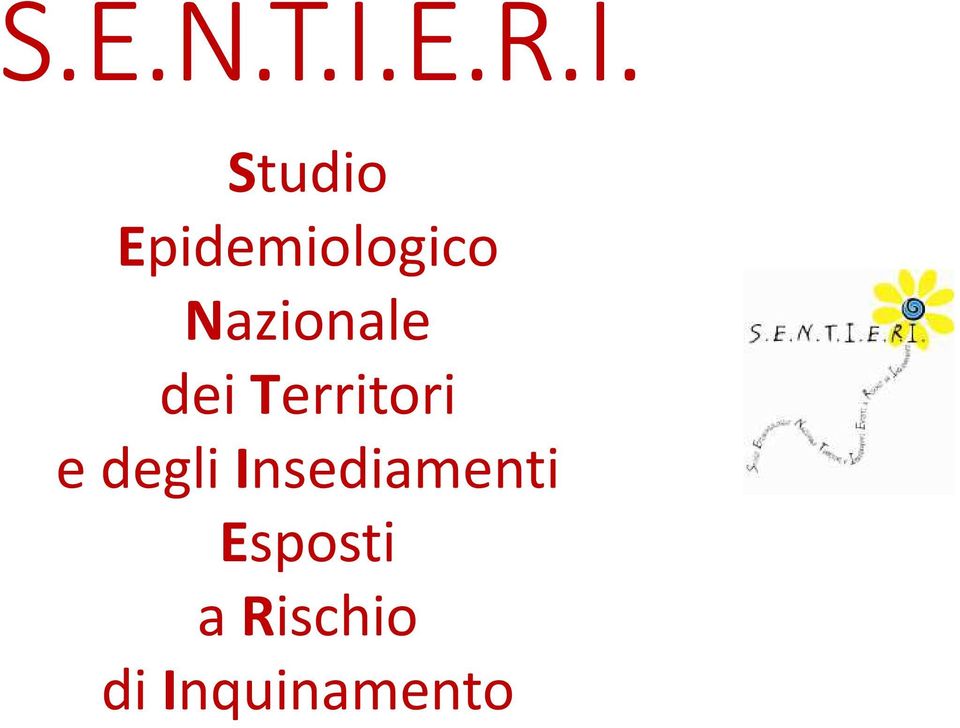 Studio Epidemiologico