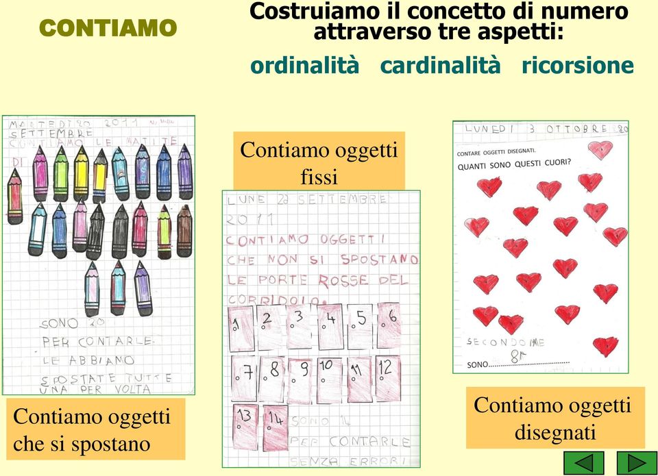 cardinalità ricorsione Contiamo oggetti fissi