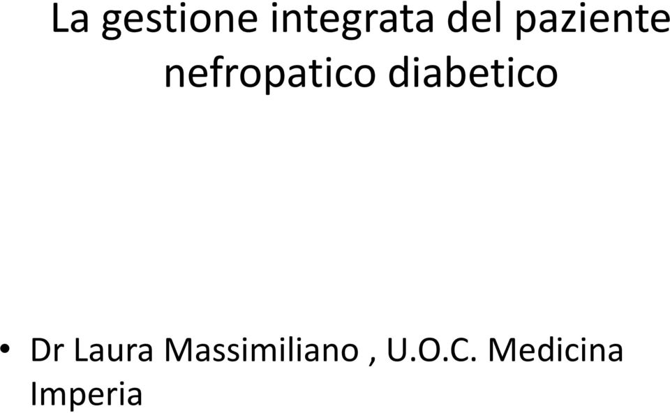 diabetico Dr Laura