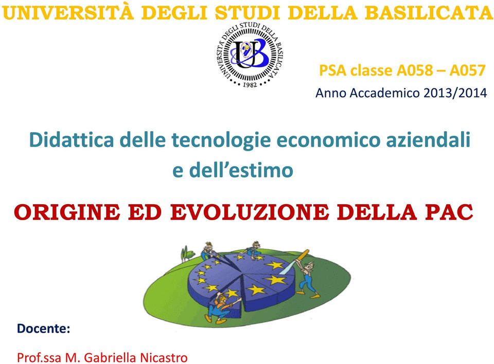 tecnologie economico aziendali e dell estimo ORIGINE