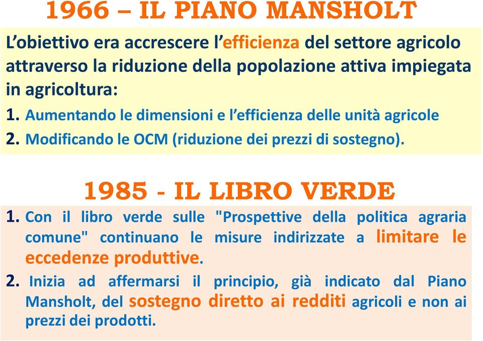 1985 - IL LIBRO VERDE 1.