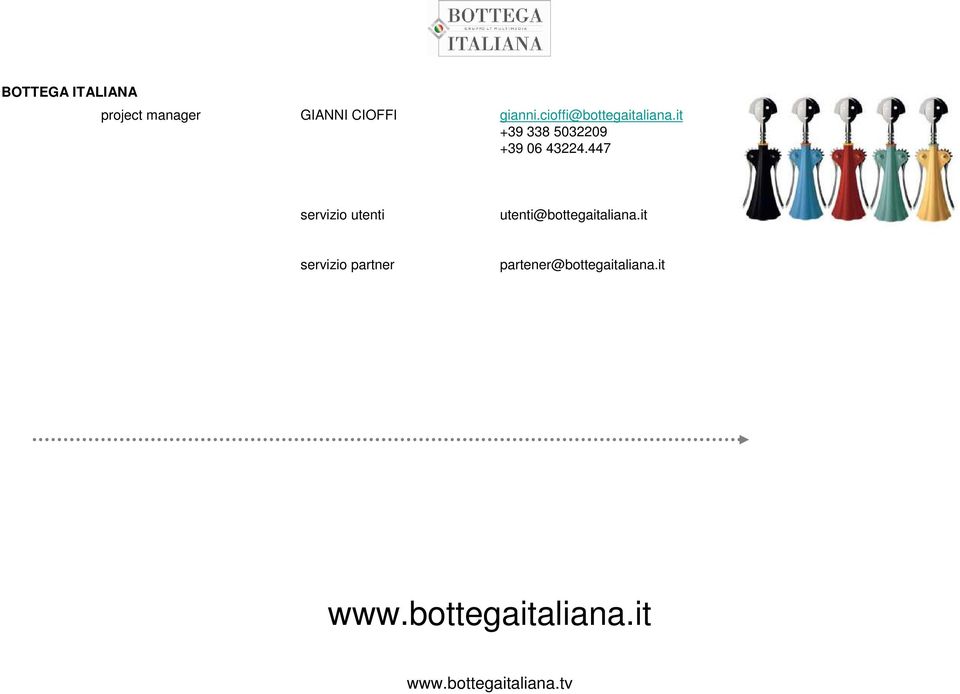 447 servizio utenti utenti@bottegaitaliana.