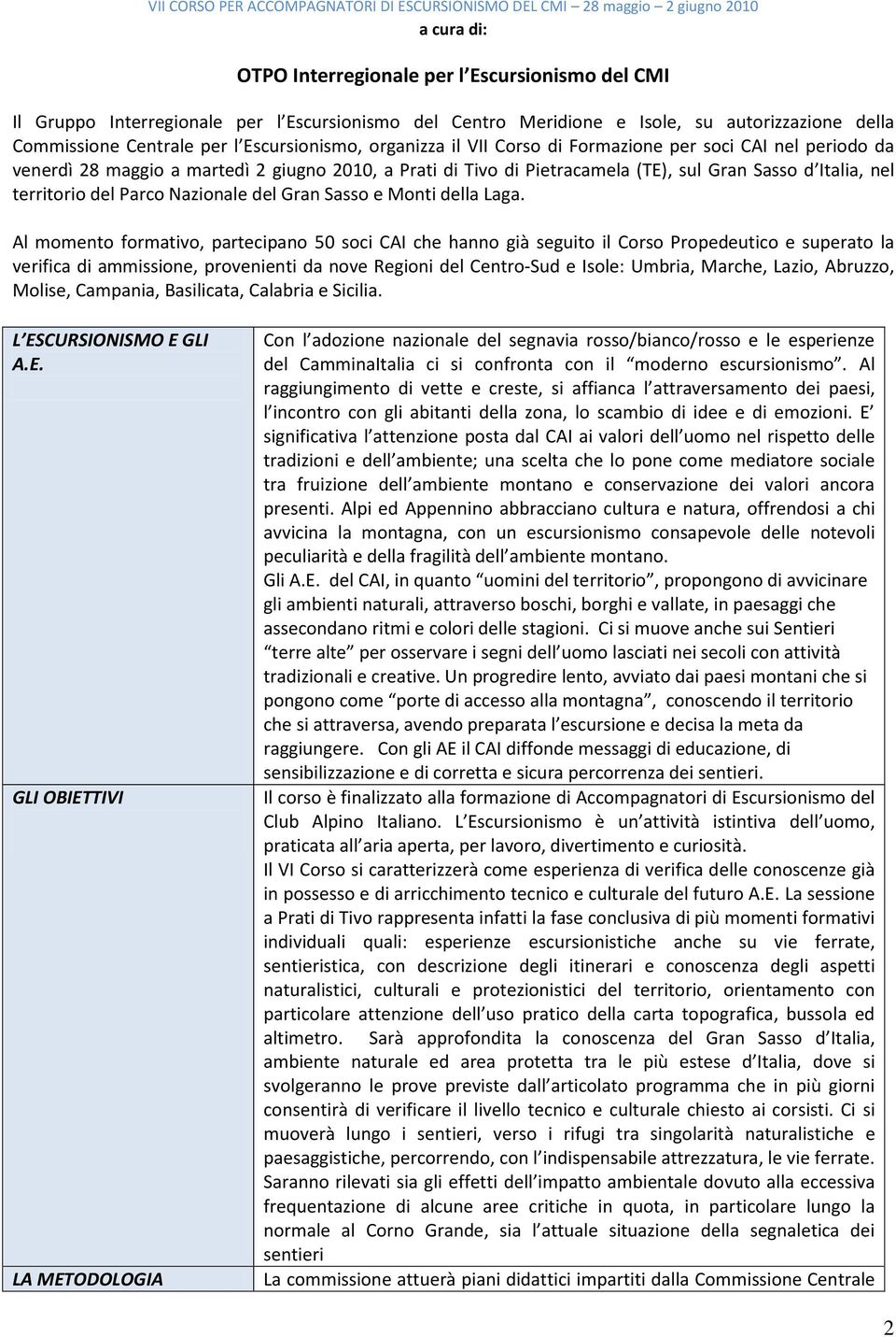 Nazionale del Gran Sasso e Monti della Laga.