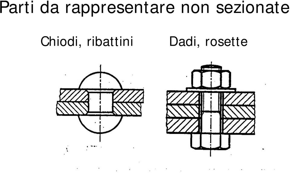 non sezionate