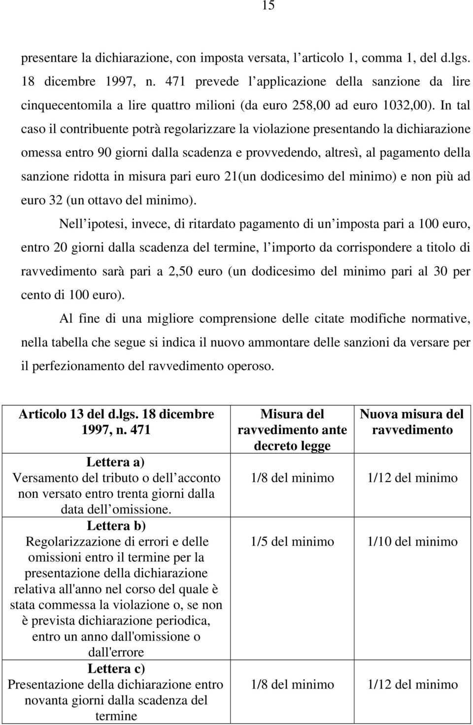 In tal caso il contribuente potrà regolarizzare la violazione presentando la dichiarazione omessa entro 90 giorni dalla scadenza e provvedendo, altresì, al pagamento della sanzione ridotta in misura