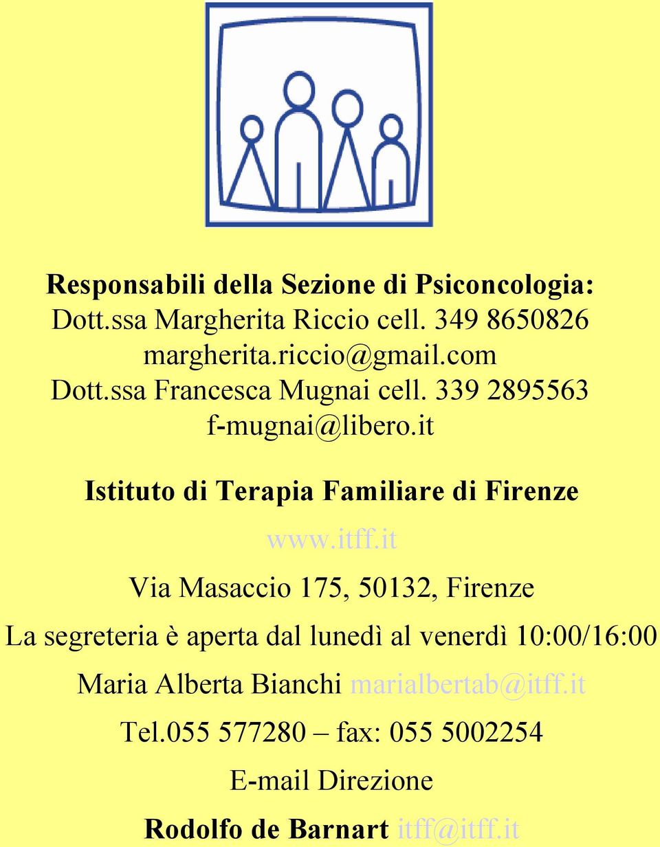it Istituto di Terapia Familiare di Firenze www.itff.