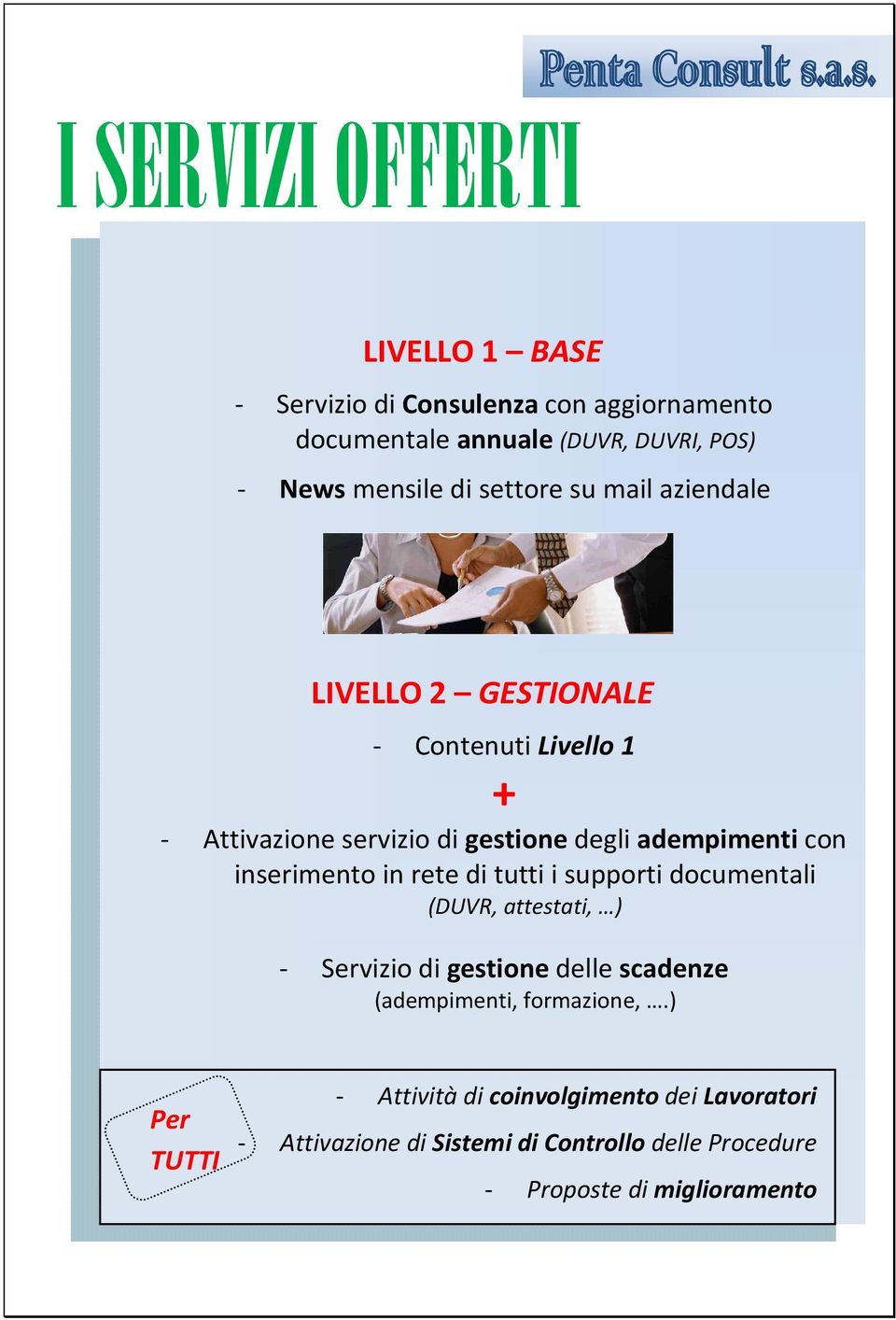 inserimento in rete di tutti i supporti documentali (DUVR, attestati, ) - Servizio di gestione delle scadenze (adempimenti,