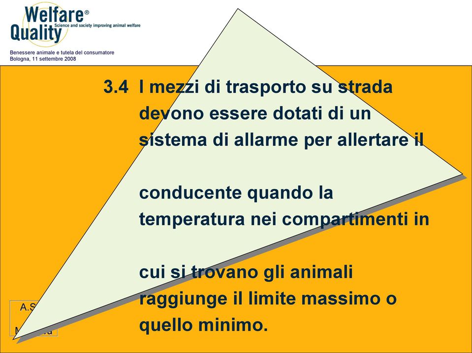 la temperatura nei compartimenti in cui si trovano